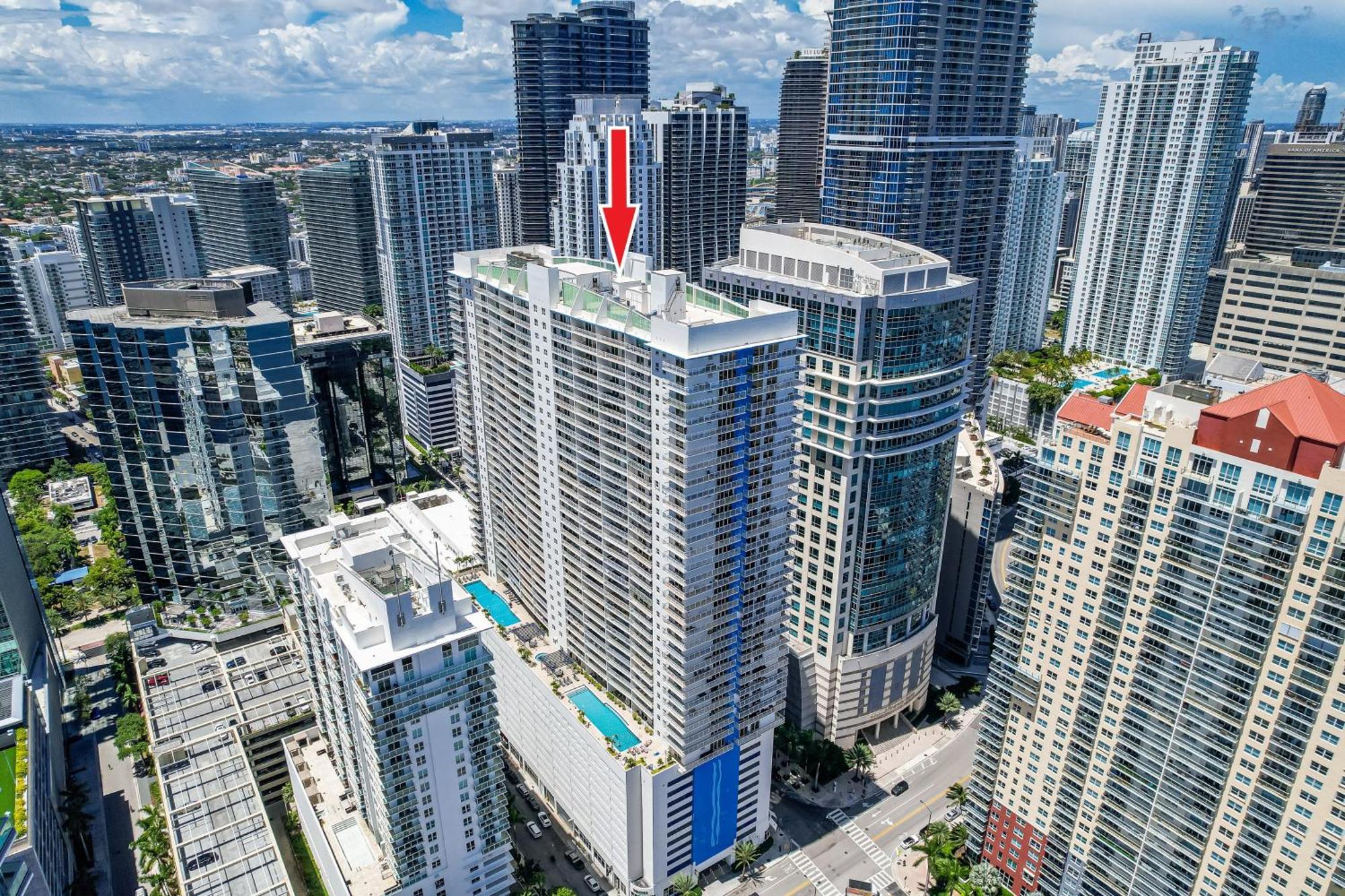 Oceanside Penthouse Apartment In Brickell Miami, Pool, Free Parking Exterior photo
